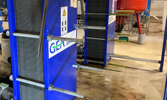 zwei GEA NT150S Plattenwärmetauscher