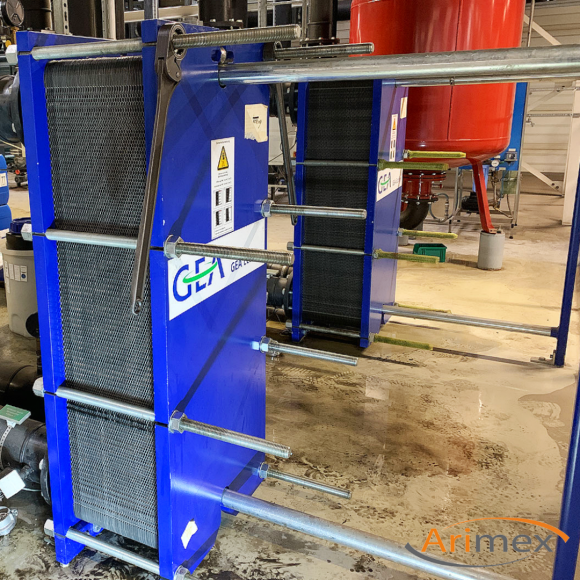 zwei GEA NT150S Plattenwärmetauscher