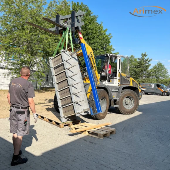 Sigma M96 Plattenwärmetauscher Anlieferung