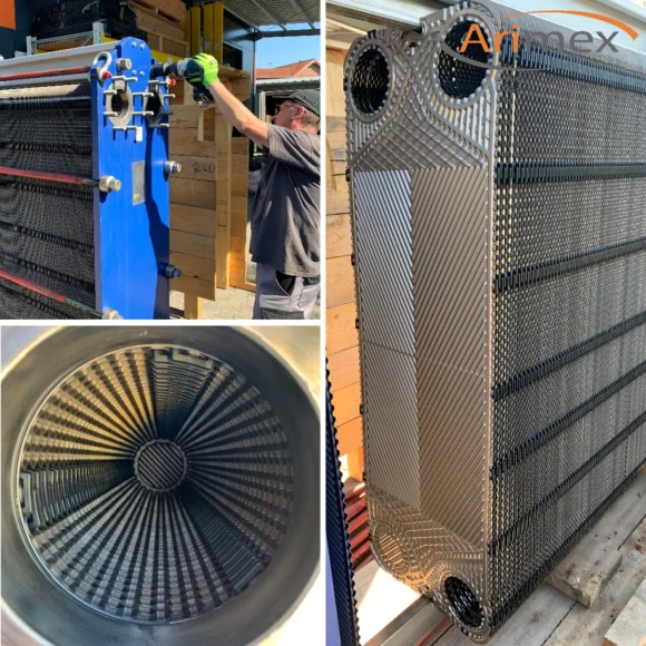 Alfa Laval M15M Service und Einsatz neues Plattenpaket