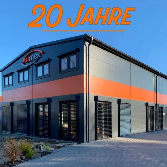 Arimex Firmengebäude - 20 Jahre