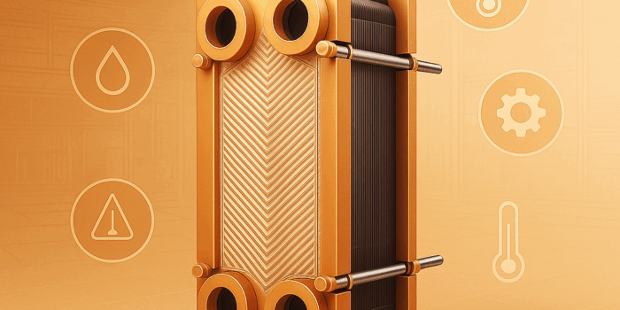 Plattenwärmetauscher Illustration