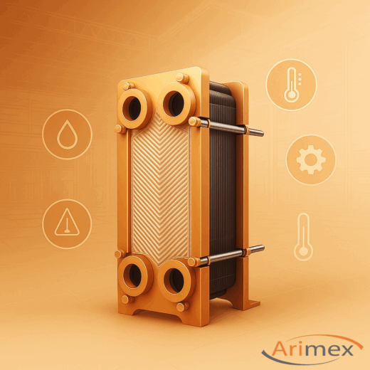 Plattenwärmetauscher Illustration